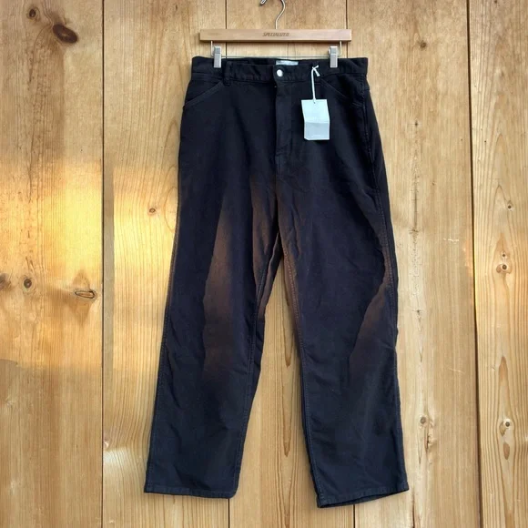 Everlane NWT Moleskin Way High Pants Sz 12